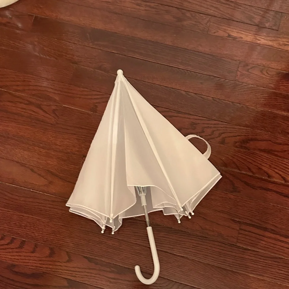White Small Umbrella(s)  for wedding or party 🎉 total 14 will sell individually.
